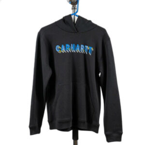 Carhartt youth boys black sweatshirt hoodie size XL(18/20)